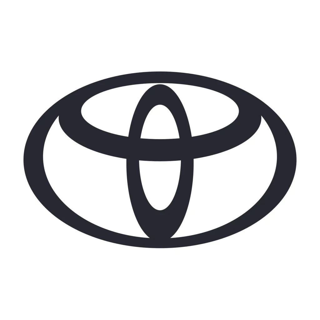 Toyota vinyl decal 100mm x 200mm