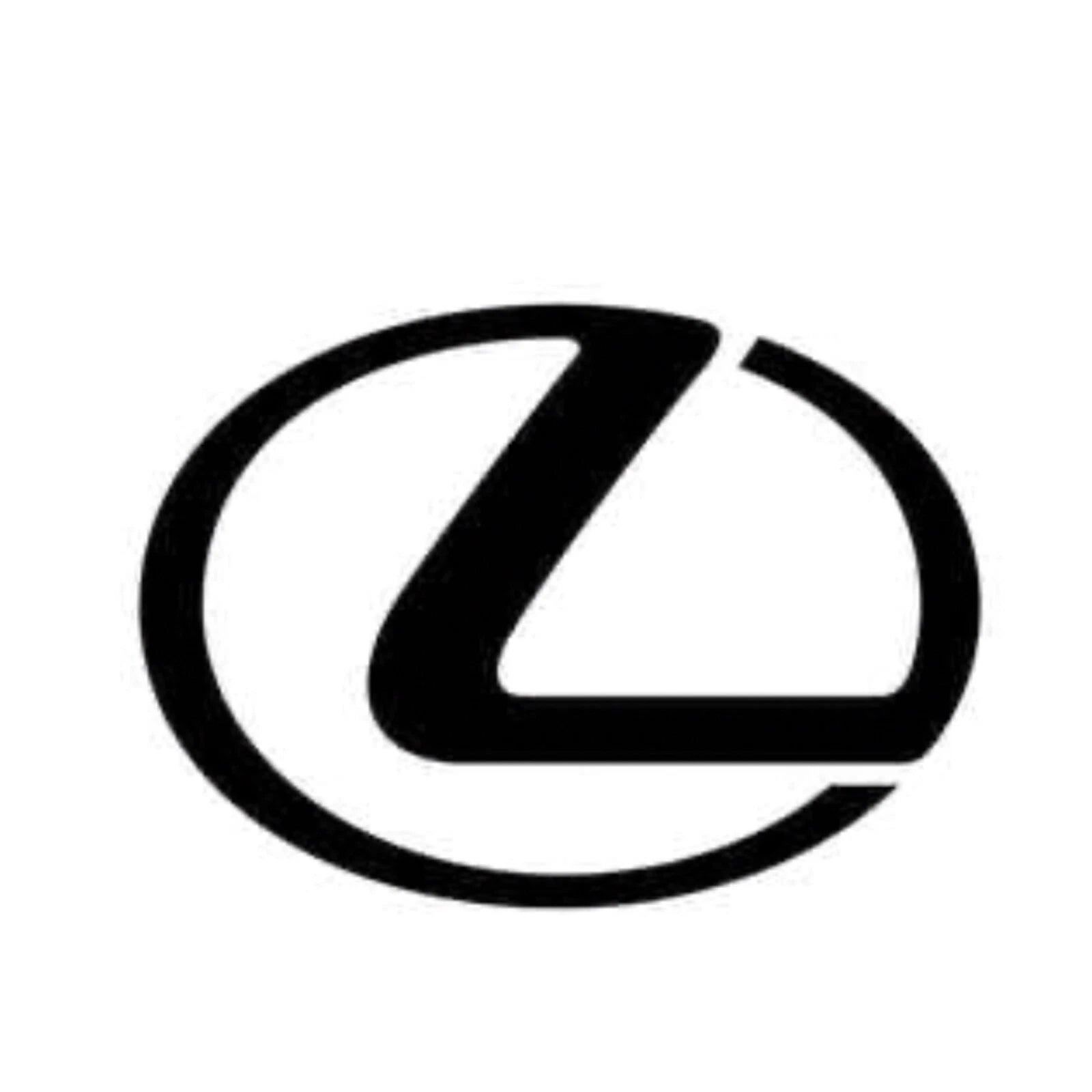 Lexus logo black 110mm x 75mm decal